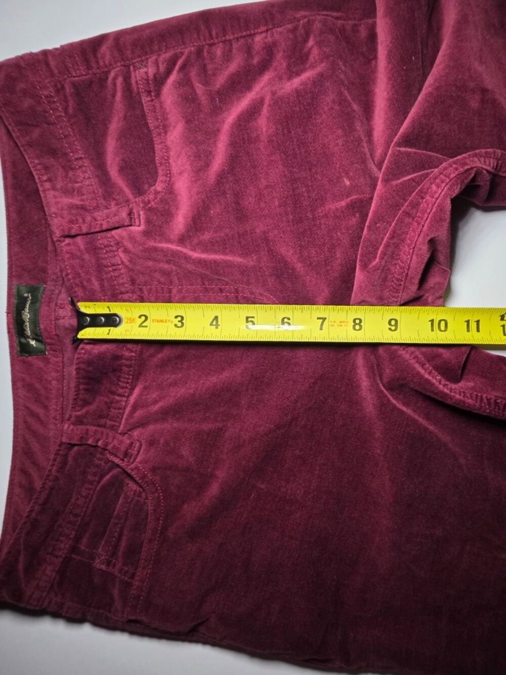 Eddie Bauer Womens Purple Corduroy 5 Pocket Jeans Size 6 - Picture 7 of 12
